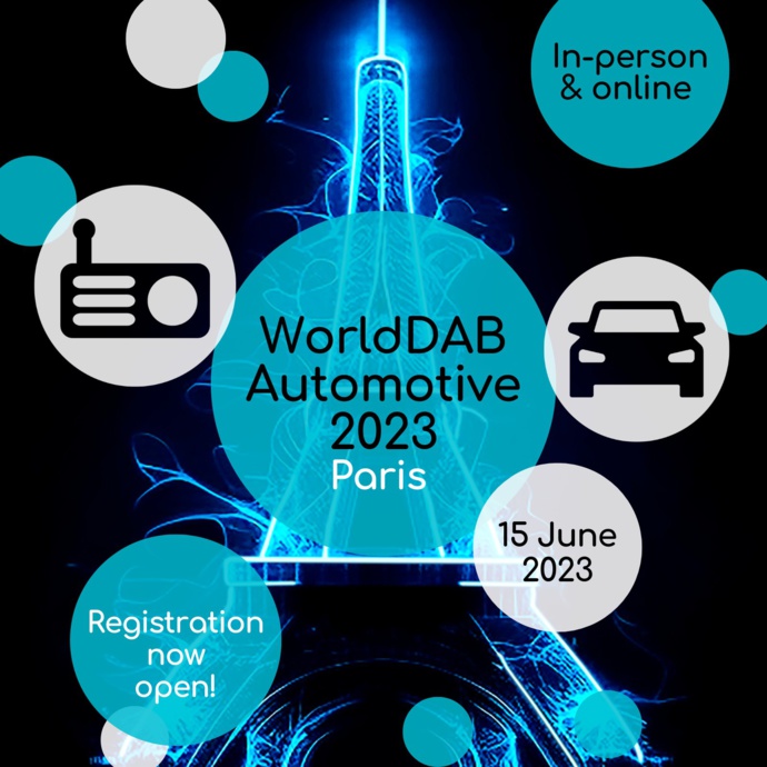Paris accueille le WorldDAB Automotive 2023 Paris accueille le WorldDAB Automotive 2023
