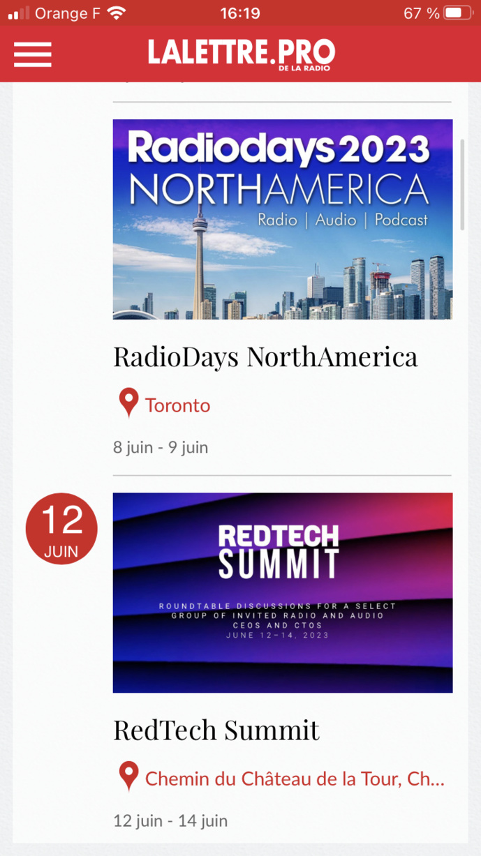 Téléchargez l'application de La Lettre Pro de la Radio Téléchargez l'application de La Lettre Pro de la Radio