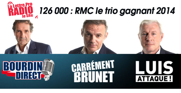 Bourdin, Brunet et Luis Fernandez: trois rendez-vous archi-solides de la grille RMC.