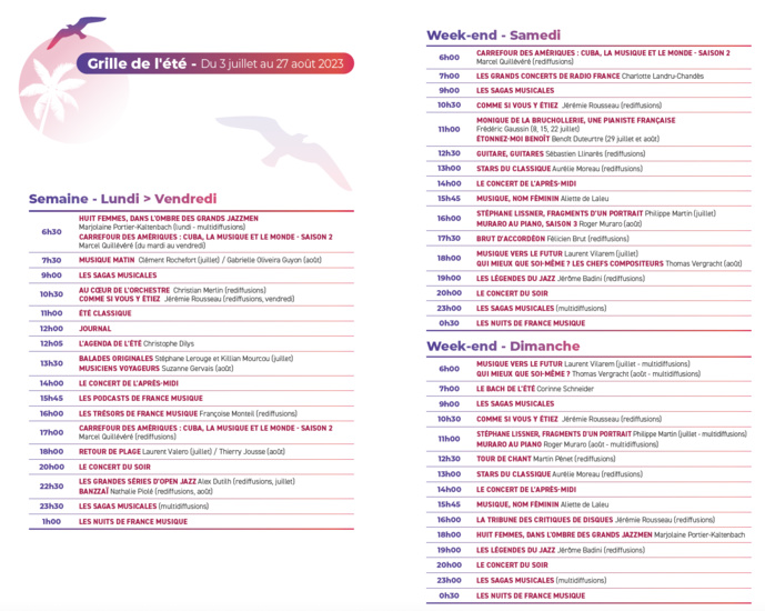 Le 3 juillet, l'été arrive sur France Musique Le 3 juillet, l'été arrive sur France Musique