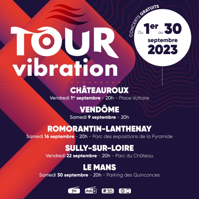 Le Tour Vibration 2023 confirme 10 premiers artistes