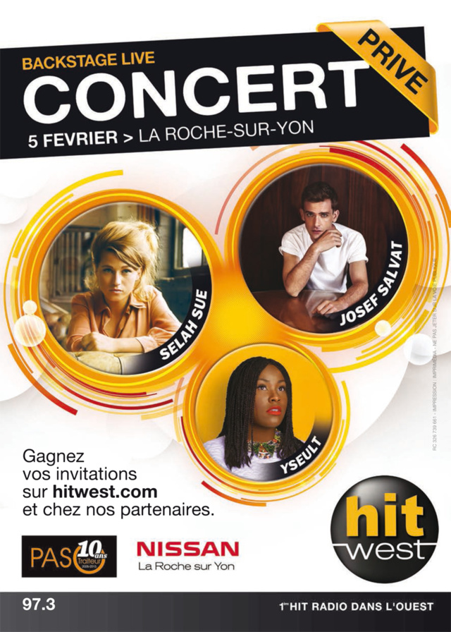 Backstage Live en direct de La Roche-sur-Yon Backstage Live en direct de La Roche-sur-Yon