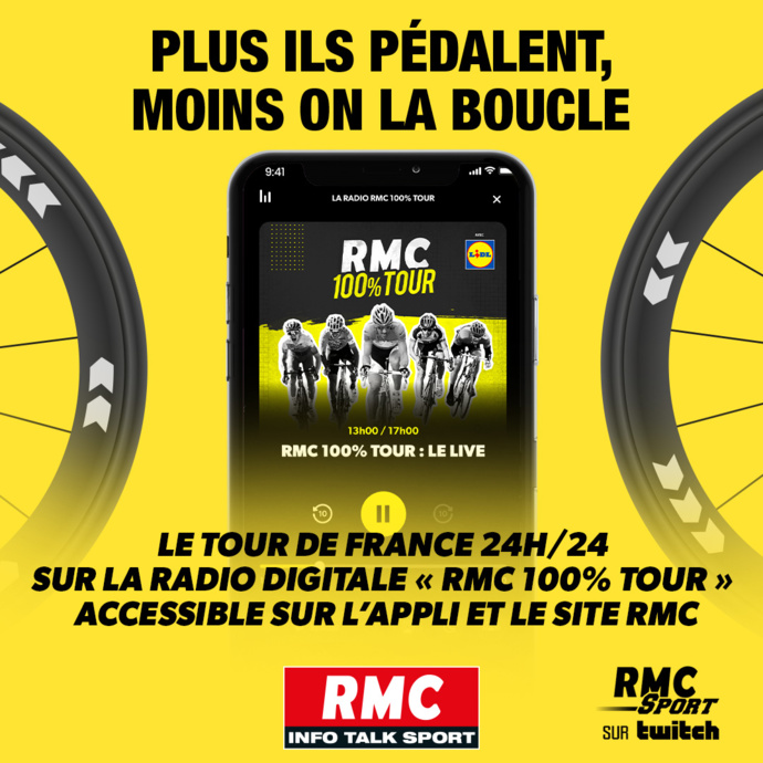 RMC sur les routes du Tour de France