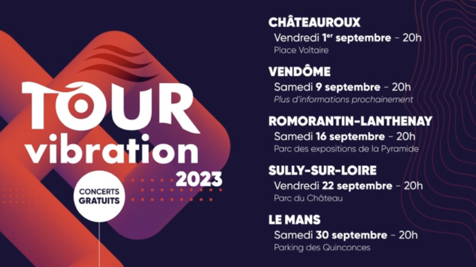 Tour Vibration 2023 : déjà 30 artistes confirmés Tour Vibration 2023 : déjà 30 artistes confirmés