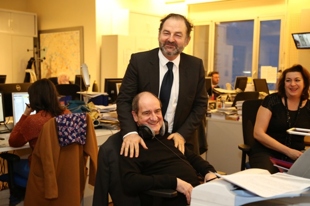 Denis Olivennes et Pierre Lescure © Wladimir Simic - Capa Pictures Europe 1 Denis Olivennes et Pierre Lescure © Wladimir Simic - Capa Pictures Europe 1