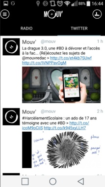 Mouv' lance sa nouvelle appli Mouv' lance sa nouvelle appli