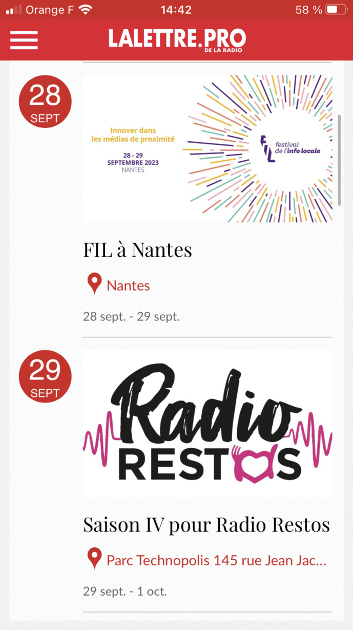 Téléchargez l'application de La Lettre Pro de la Radio Téléchargez l'application de La Lettre Pro de la Radio