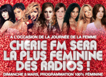 Une programmation 100% féminine, ce dimanche sur Chérie FM Une programmation 100% féminine, ce dimanche sur Chérie FM