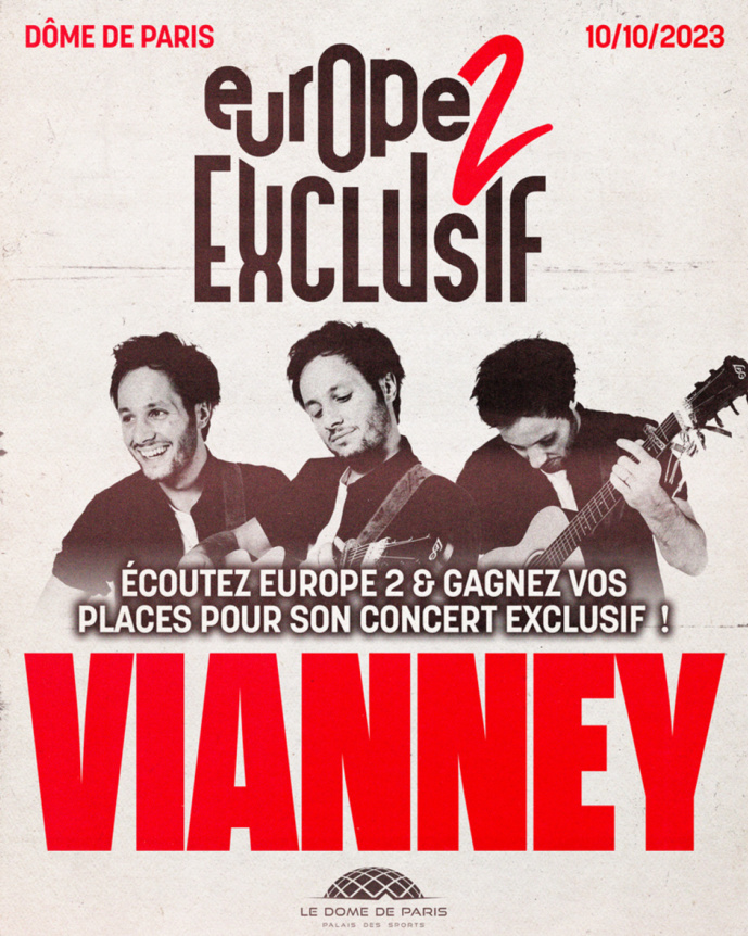 Un concert "Europe 2 Exclusif" avec Vianney Un concert "Europe 2 Exclusif" avec Vianney