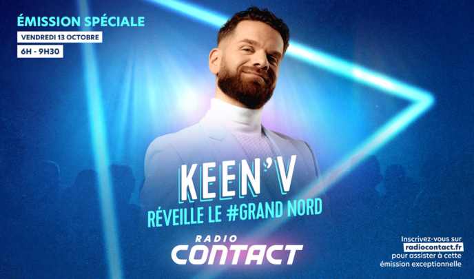 Radio Contact accueille Keen'V Radio Contact accueille Keen'V