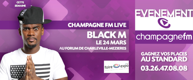 Champagne FM invite Black M Champagne FM invite Black M
