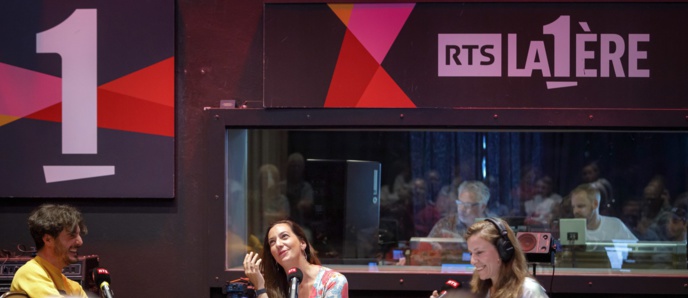 Émission Vertigo sur RTS La Première, avec la chanteuse Marina Viotti. © RTS La Première.