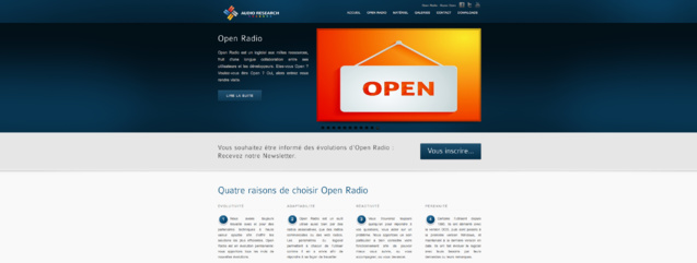 Nouveau site web pour Open Radio Nouveau site web pour Open Radio