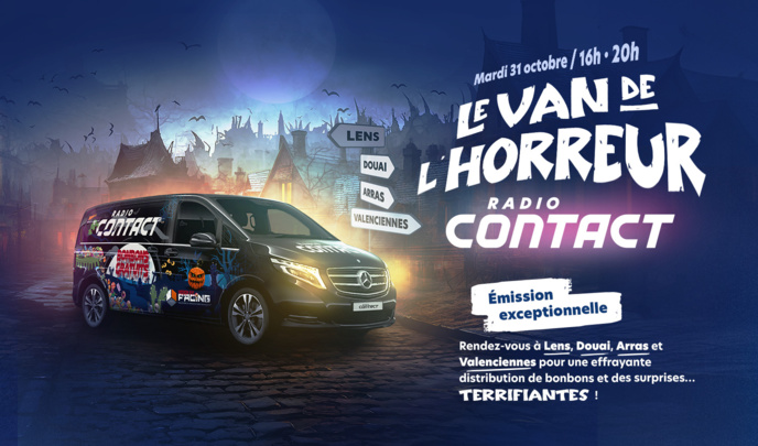 "Le Van de l’Horreur" de Radio Contact en route pour Halloween "Le Van de l’Horreur" de Radio Contact en route pour Halloween