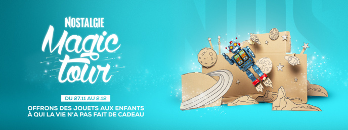 Belgique : Nostalgie relance sa grande action de solidarité pour les enfants Belgique : Nostalgie relance sa grande action de solidarité pour les enfants