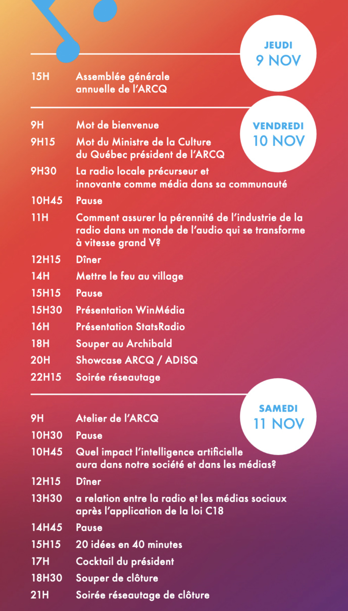 Québec accueille "Les Jours de la Radio" Québec accueille "Les Jours de la Radio"