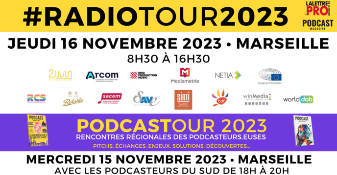 RadioTour Marseille : les premiers intervenants confirmés