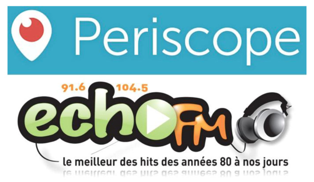 Echo FM expérimente l'application Périscope Echo FM expérimente l'application Périscope