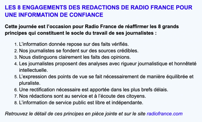 Radio France : une journée spéciale "Portes ouvertes sur l'information" Radio France : une journée spéciale "Portes ouvertes sur l'information"
