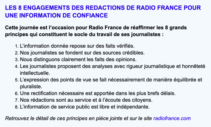 Radio France : une journée spéciale "Portes ouvertes sur l'information"