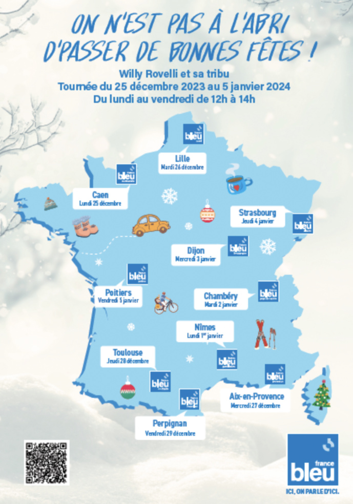 "On n'est pas à l'abri d'passer de bonnes fêtes" sur France Bleu "On n'est pas à l'abri d'passer de bonnes fêtes" sur France Bleu