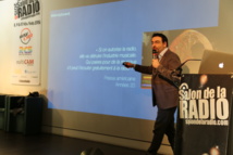 Denis Florent lors du dernier Salon de la Radio Denis Florent lors du dernier Salon de la Radio