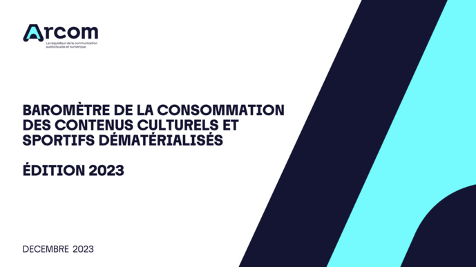 L'Arcom s'intéresse aux pratiques des consommateurs de biens culturels en ligne