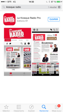 Découvrez l'appli "Kiosque Radio" pour iPad et iPhone