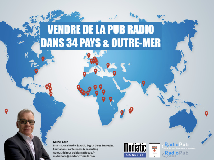 En 20 ans, Mediatic Conseils a formé des commerciaux radio dans 34 pays