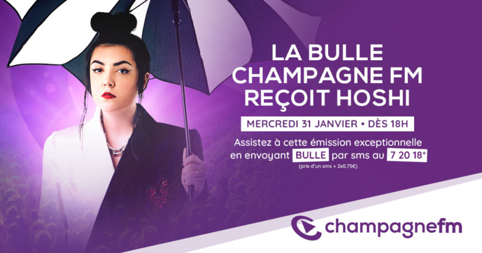 Champagne FM annonce une émission avec Hoshi Champagne FM annonce une émission avec Hoshi