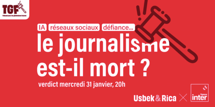 France Inter : une soirée "IA, réseaux sociaux, défiance... Le journalisme est-il mort ?"