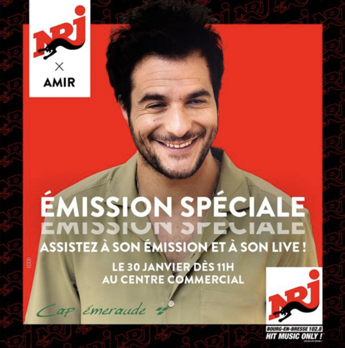 NRJ Bourg-en-Bresse : une émission en direct avec Amir