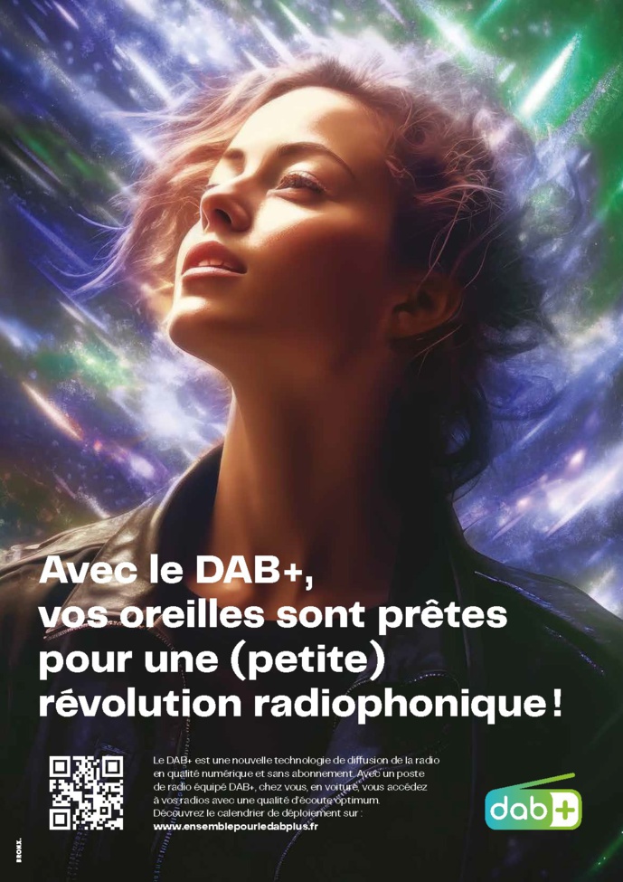Trois visuels pour promouvoir le DAB+ Trois visuels pour promouvoir le DAB+