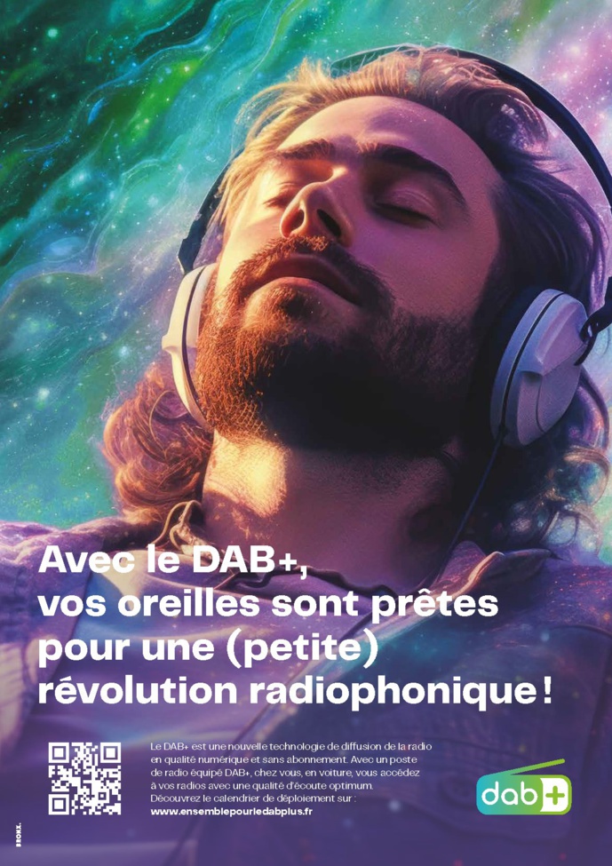 Trois visuels pour promouvoir le DAB+ Trois visuels pour promouvoir le DAB+