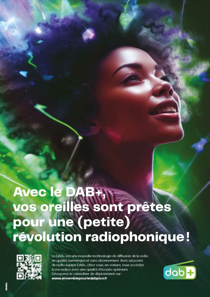 Trois visuels pour promouvoir le DAB+ Trois visuels pour promouvoir le DAB+