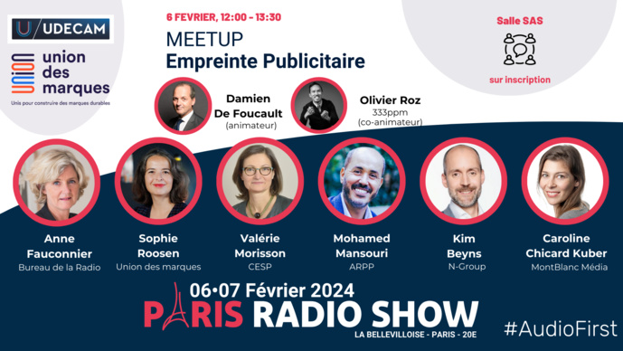 Inscrivez-vous aux Meetups du Paris Radio Show Inscrivez-vous aux Meetups du Paris Radio Show