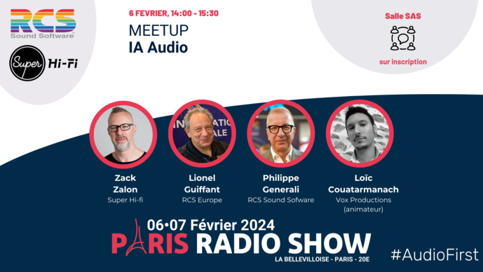 Inscrivez-vous aux Meetups du Paris Radio Show