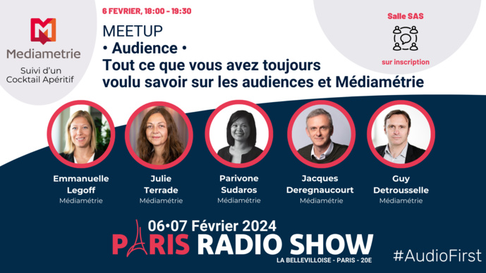 Inscrivez-vous aux Meetups du Paris Radio Show