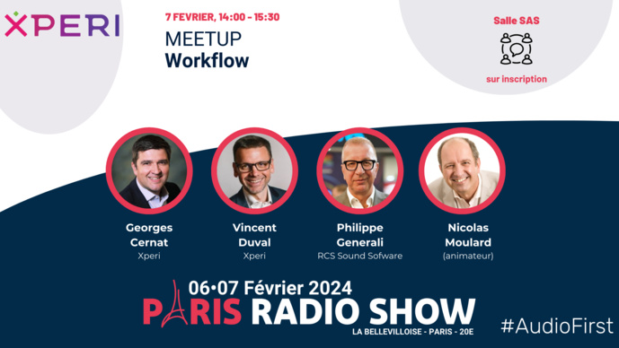 Inscrivez-vous aux Meetups du Paris Radio Show Inscrivez-vous aux Meetups du Paris Radio Show