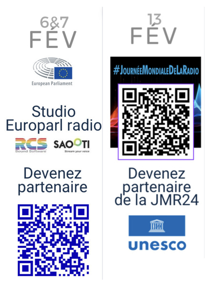 Devenez partenaire d'Europarl Radio et de la JMR 2024