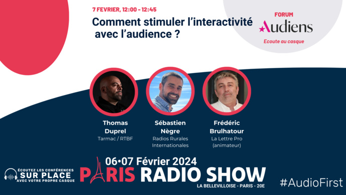 Dix temps forts aujourd'hui au Paris Radio Show Dix temps forts aujourd'hui au Paris Radio Show