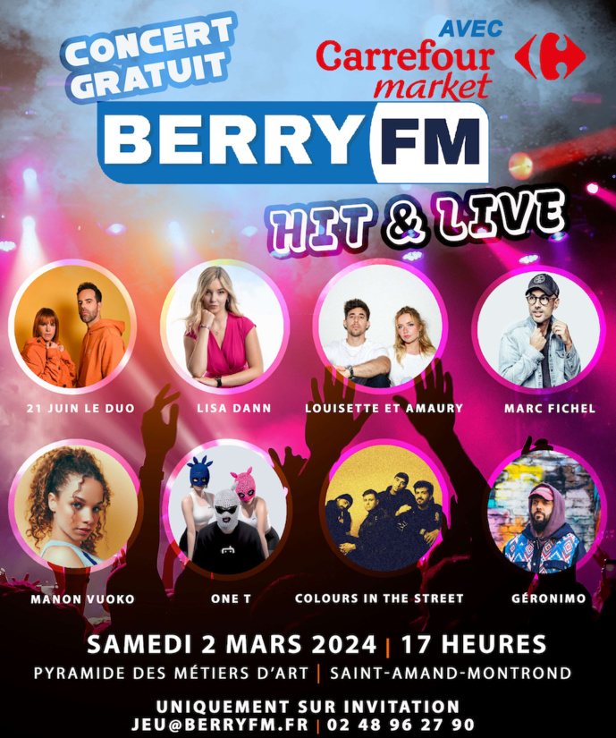 Berry FM fête ses 20 ans et organise un plateau multi-artistes