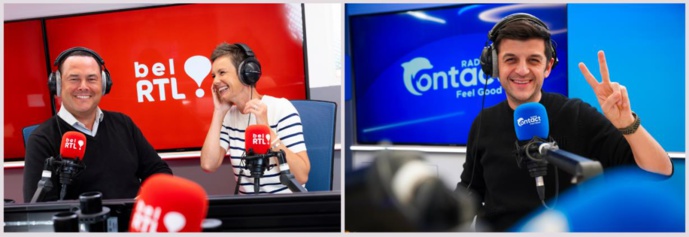 Radio Contact et Bel RTL atteignent 27.2% d’audiences en 2023