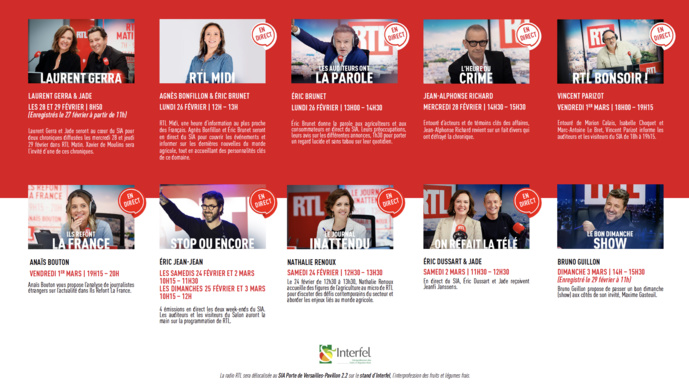 RTL en force au Salon de l'agriculture RTL en force au Salon de l'agriculture