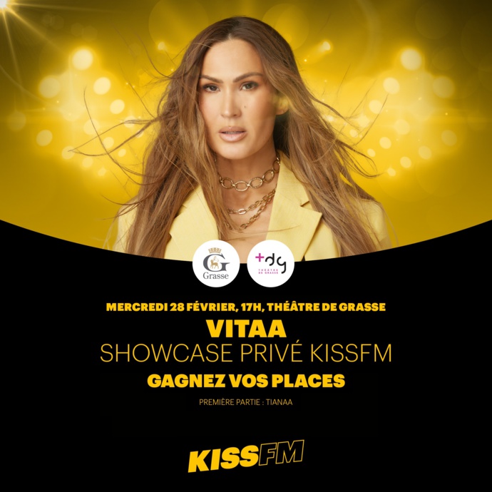 Kiss FM : un nouveau showcase privé avec Vitaa