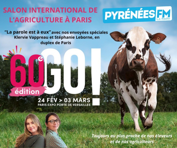 Pyrénées FM dépêche deux journalistes au Salon de l'agriculture 