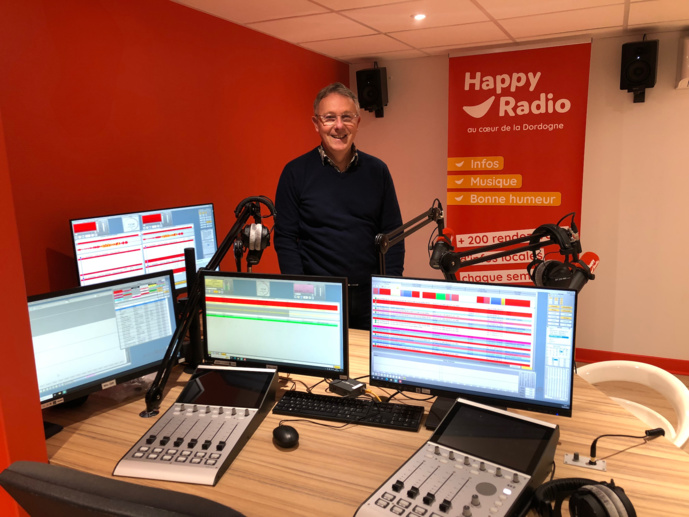 Le dirigeant de Happy Média : Rodolphe Karmazyn. En Dordogne, il a transformé Bergerac 95 en Happy Radio. © Happy Média.
