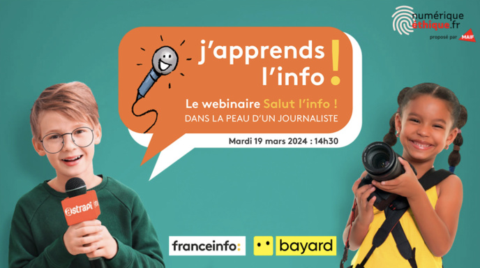franceinfo et Bayard Jeunesse : un webinaire "Salut l'info ! le direct"