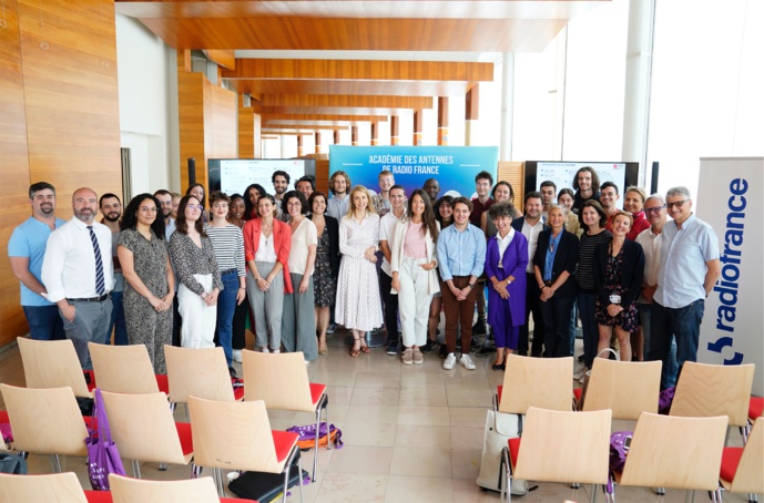 L'Académie des antennes de Radio France prépare sa 4e promotion. © Radio France / Christophe Abramowitz.