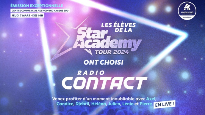 Les élèves de la Star Academy ont choisi Radio Contact